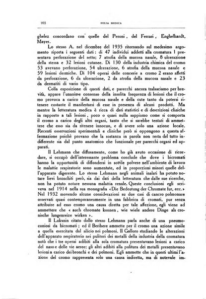 Folia medica periodico trimensile di patologia e clinica medica