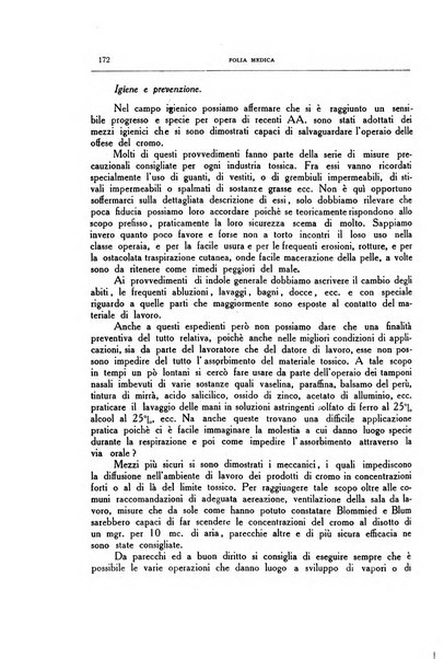 Folia medica periodico trimensile di patologia e clinica medica