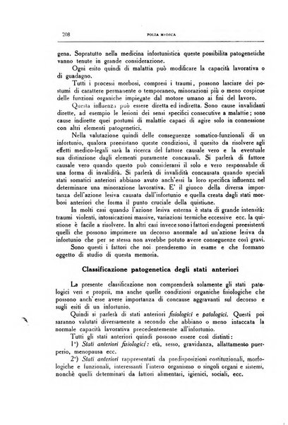 Folia medica periodico trimensile di patologia e clinica medica