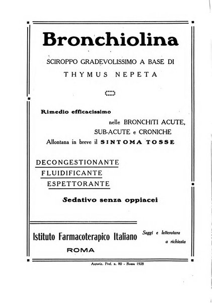 Folia medica periodico trimensile di patologia e clinica medica