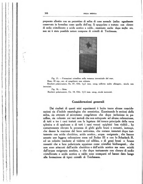 Folia medica periodico trimensile di patologia e clinica medica