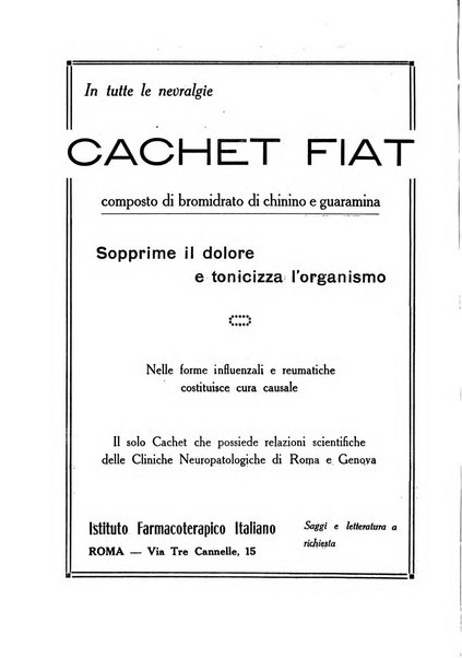 Folia medica periodico trimensile di patologia e clinica medica