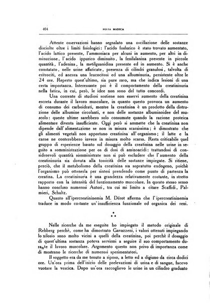 Folia medica periodico trimensile di patologia e clinica medica