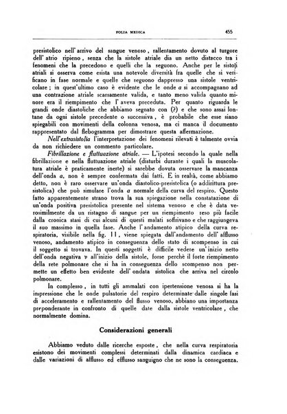 Folia medica periodico trimensile di patologia e clinica medica