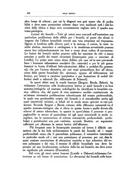 Folia medica periodico trimensile di patologia e clinica medica