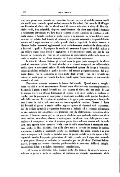 Folia medica periodico trimensile di patologia e clinica medica