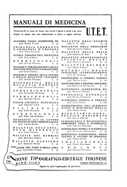 Folia medica periodico trimensile di patologia e clinica medica