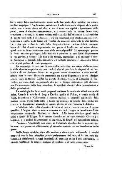 Folia medica periodico trimensile di patologia e clinica medica