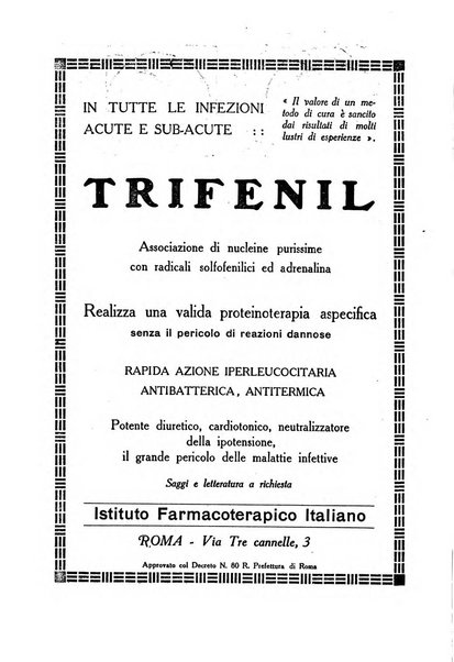 Folia medica periodico trimensile di patologia e clinica medica