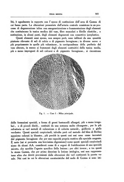 Folia medica periodico trimensile di patologia e clinica medica