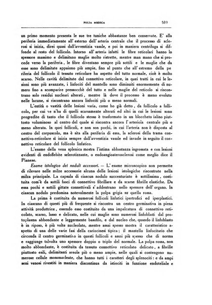 Folia medica periodico trimensile di patologia e clinica medica