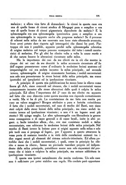 Folia medica periodico trimensile di patologia e clinica medica