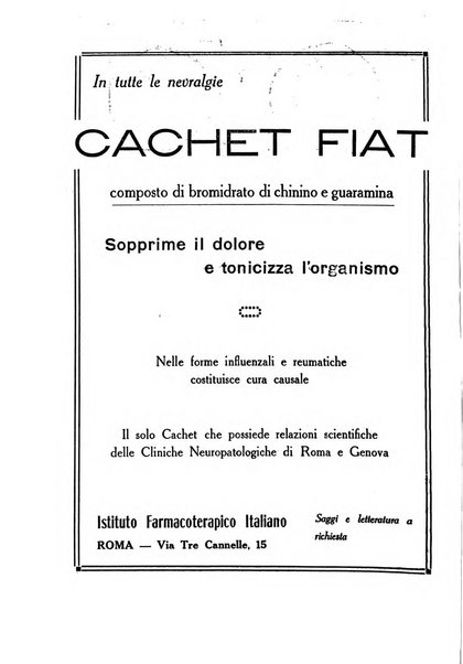 Folia medica periodico trimensile di patologia e clinica medica