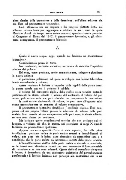 Folia medica periodico trimensile di patologia e clinica medica