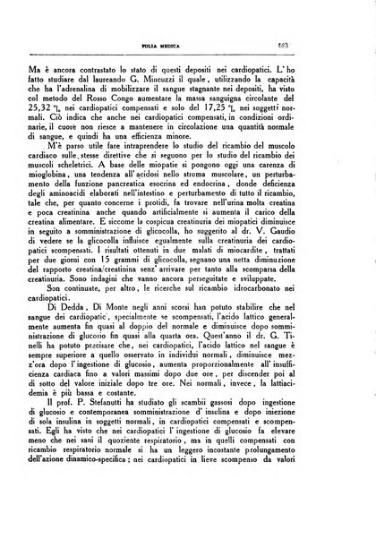 Folia medica periodico trimensile di patologia e clinica medica