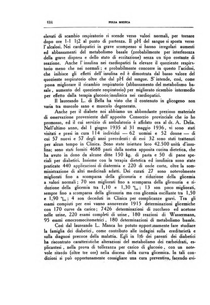 Folia medica periodico trimensile di patologia e clinica medica