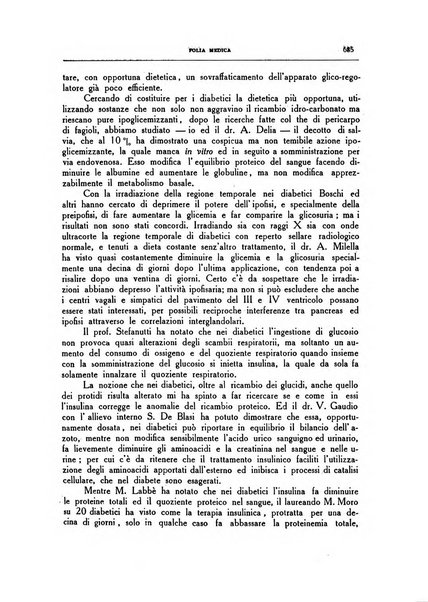 Folia medica periodico trimensile di patologia e clinica medica