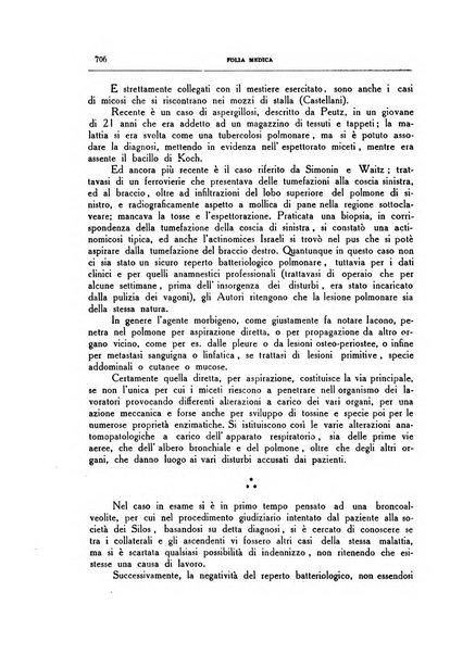 Folia medica periodico trimensile di patologia e clinica medica