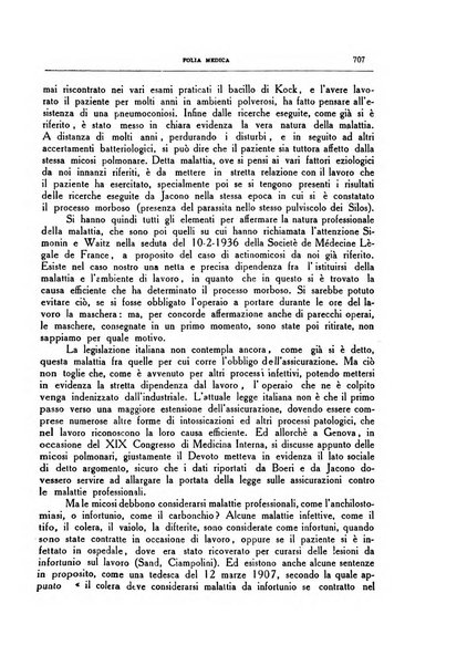 Folia medica periodico trimensile di patologia e clinica medica