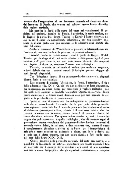 Folia medica periodico trimensile di patologia e clinica medica