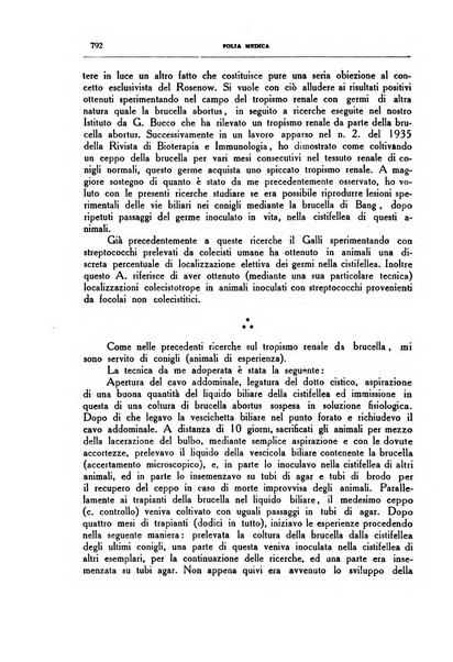 Folia medica periodico trimensile di patologia e clinica medica