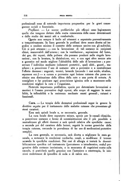 Folia medica periodico trimensile di patologia e clinica medica