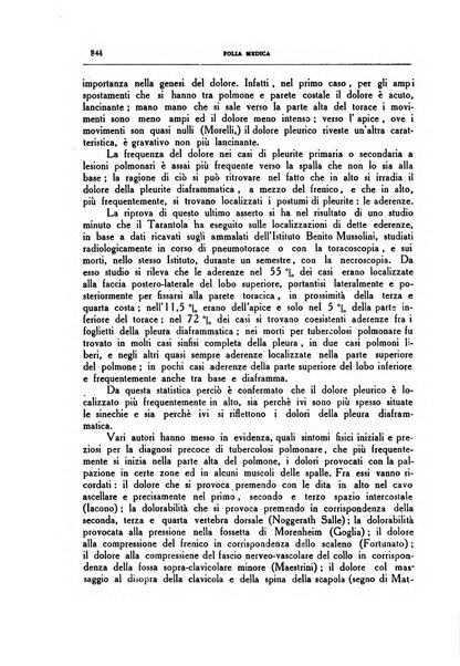 Folia medica periodico trimensile di patologia e clinica medica