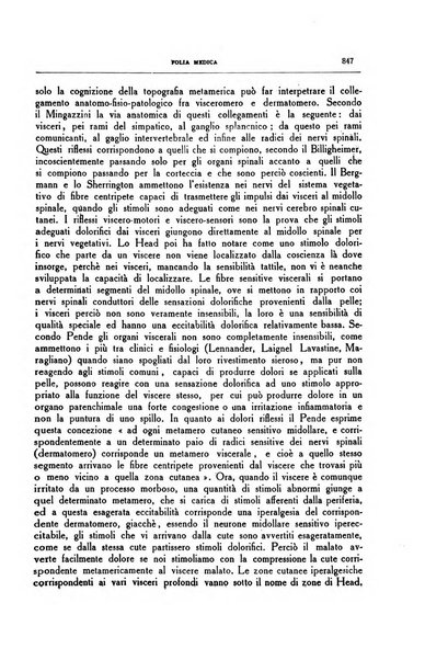 Folia medica periodico trimensile di patologia e clinica medica