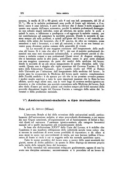 Folia medica periodico trimensile di patologia e clinica medica