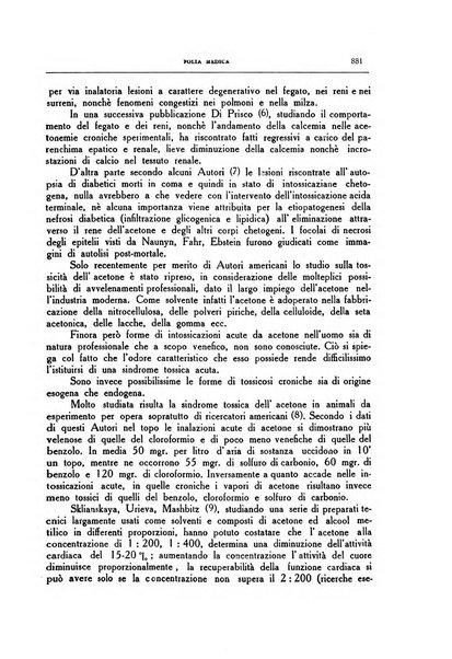 Folia medica periodico trimensile di patologia e clinica medica