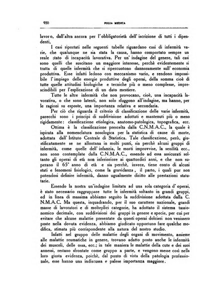 Folia medica periodico trimensile di patologia e clinica medica