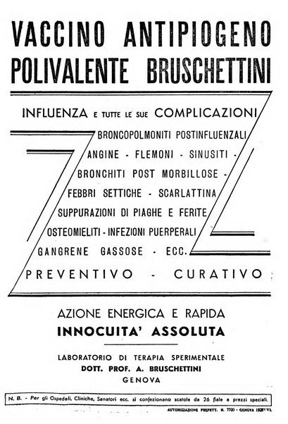 Folia medica periodico trimensile di patologia e clinica medica