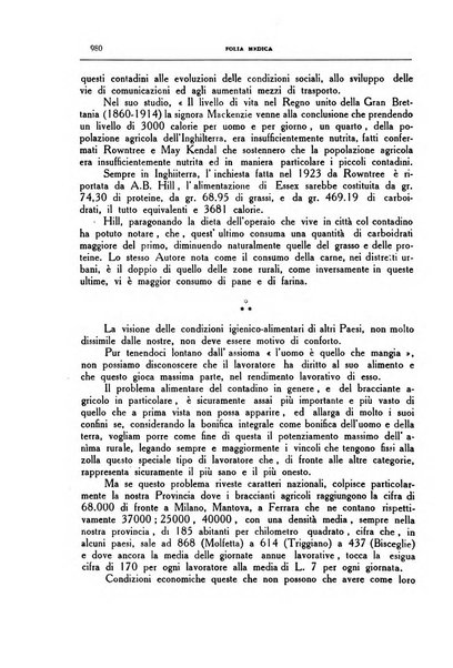 Folia medica periodico trimensile di patologia e clinica medica