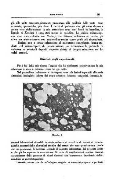 Folia medica periodico trimensile di patologia e clinica medica