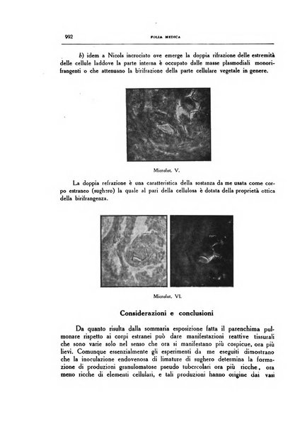 Folia medica periodico trimensile di patologia e clinica medica