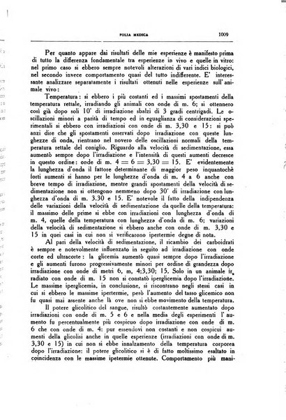 Folia medica periodico trimensile di patologia e clinica medica