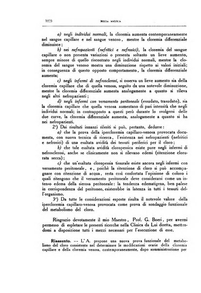 Folia medica periodico trimensile di patologia e clinica medica