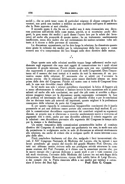 Folia medica periodico trimensile di patologia e clinica medica