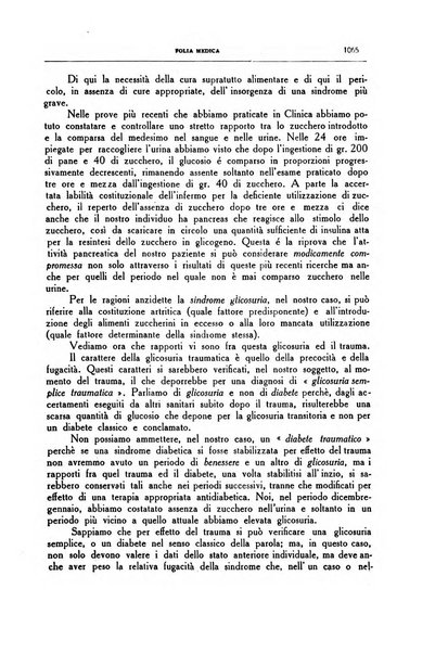 Folia medica periodico trimensile di patologia e clinica medica