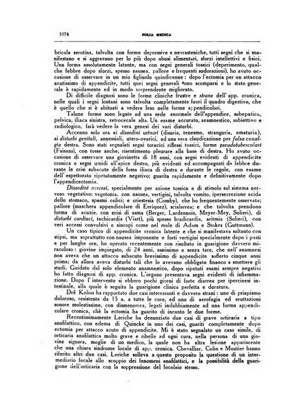 Folia medica periodico trimensile di patologia e clinica medica