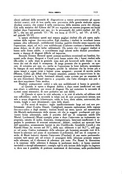 Folia medica periodico trimensile di patologia e clinica medica