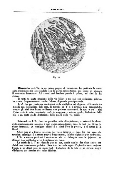 Folia medica periodico trimensile di patologia e clinica medica