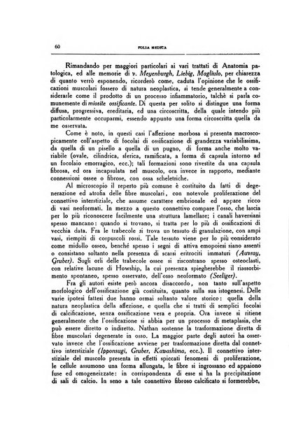 Folia medica periodico trimensile di patologia e clinica medica