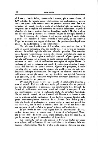 Folia medica periodico trimensile di patologia e clinica medica