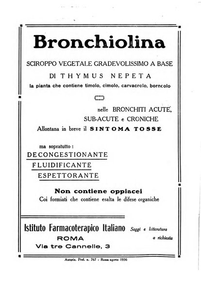 Folia medica periodico trimensile di patologia e clinica medica