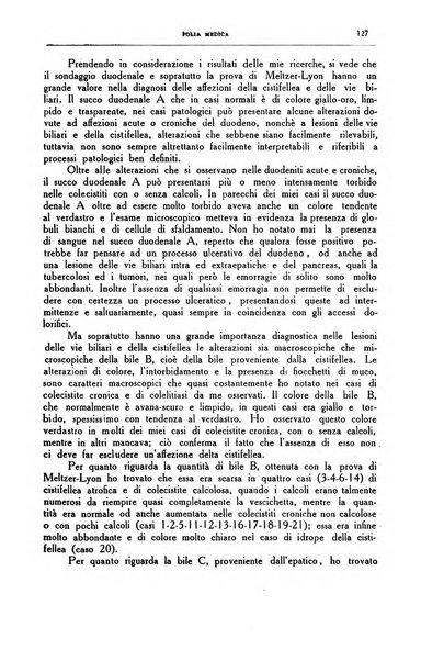 Folia medica periodico trimensile di patologia e clinica medica