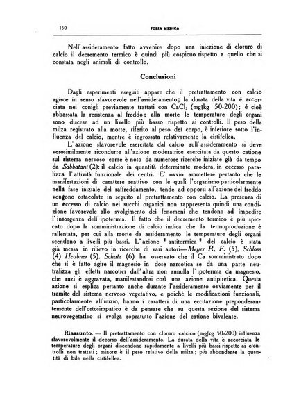 Folia medica periodico trimensile di patologia e clinica medica