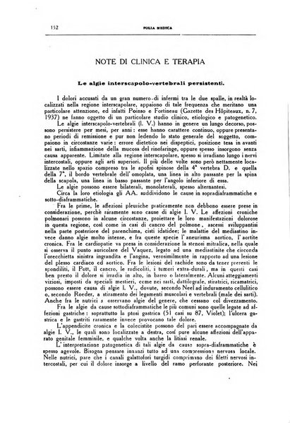 Folia medica periodico trimensile di patologia e clinica medica