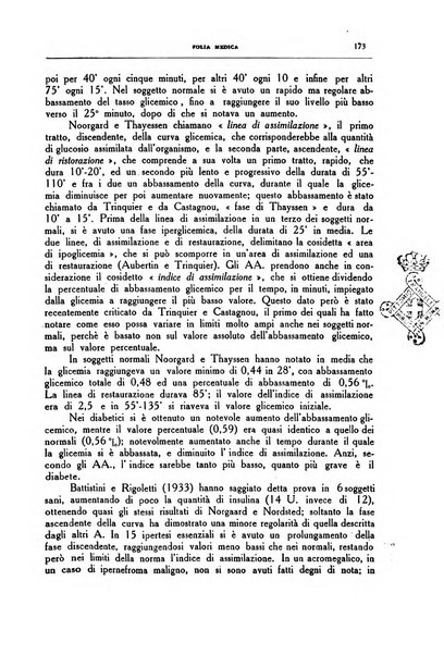 Folia medica periodico trimensile di patologia e clinica medica