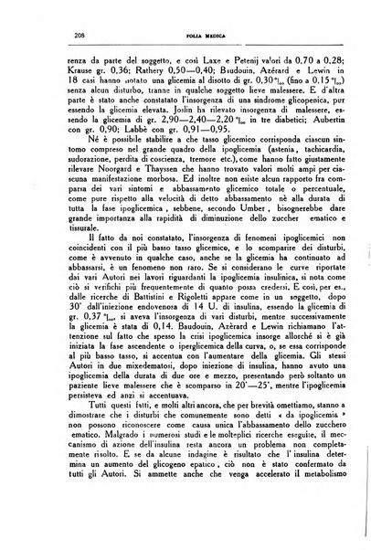 Folia medica periodico trimensile di patologia e clinica medica